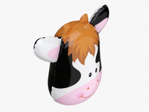Decoration foil balloon 09 Cow 3D Model