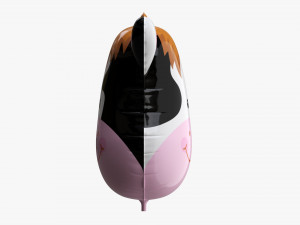 Decoration foil balloon 09 Cow Model 3D