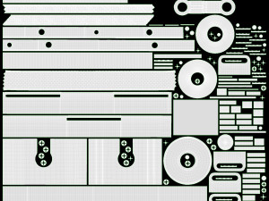 DSLR camera body open orange Modèle 3D