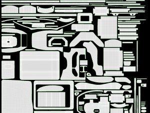 DSLR camera body open orange Modèle 3D