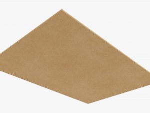Envelope with string mockup Model 3D