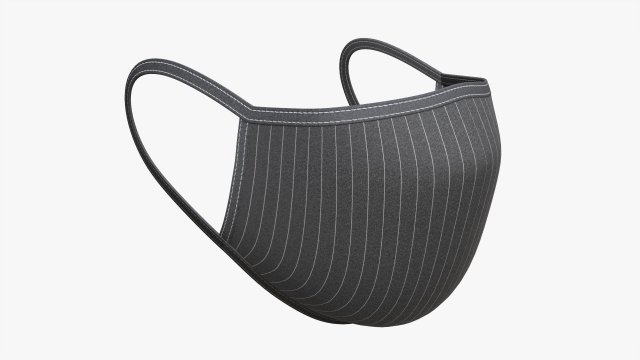 Fabric mask 01 3D 모델 .c4d .max .obj .3ds .fbx .stl .blend 