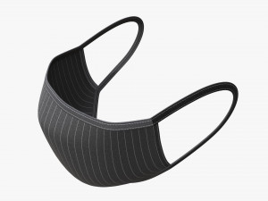 Fabric mask 01 3D 모델