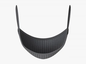 Fabric mask 01 3D Model