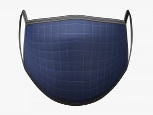 Fabric mask 02 3D Model