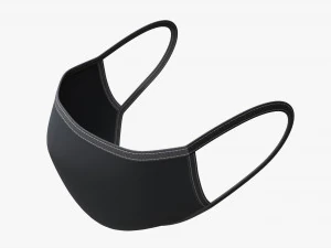 Fabric mask 03 3D Model