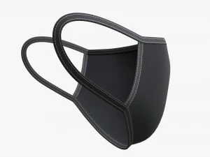 Fabric mask 03 3D Model