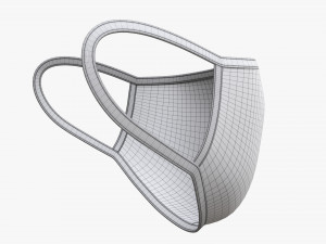 Fabric mask 03 3D Модель