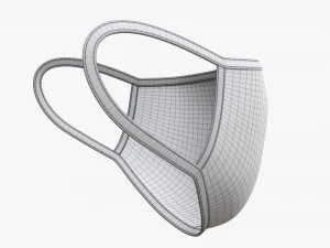 Fabric mask 03 3D Model