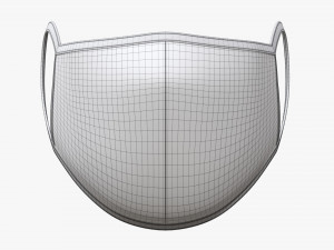 Fabric mask 03 3D Модель