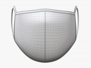Fabric mask 03 3D Model