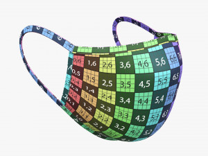 Fabric mask 03 3D Модель