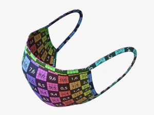 Fabric mask 03 3D Model