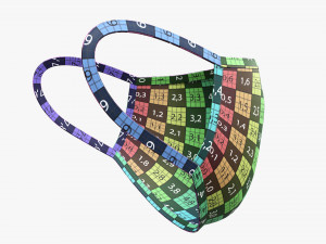 Fabric mask 03 3D Модель