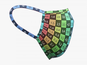 Fabric mask 03 3D Модель