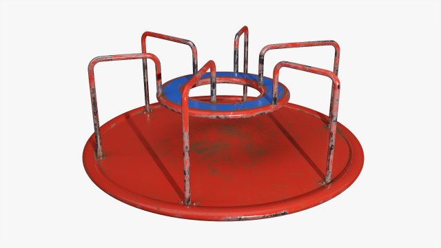 Merry-go-rounds carousel 01 3D मॉडल .c4d .max .obj .3ds .fbx .stl .blend 