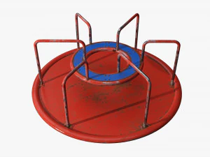 Merry-go-rounds carousel 01 3D Model