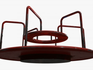 Merry-go-rounds carousel 01 3D मॉडल