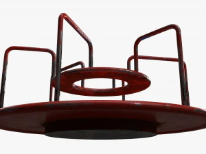 Merry-go-rounds carousel 01 3D Model