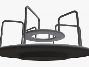 Merry-go-rounds carousel 01 3D मॉडल