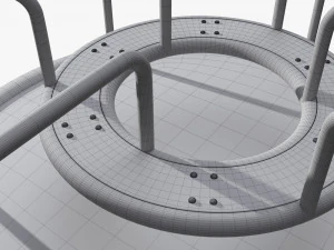 Merry-go-rounds carousel 01 3D Model