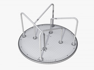 Merry-go-rounds carousel 02 3D Model