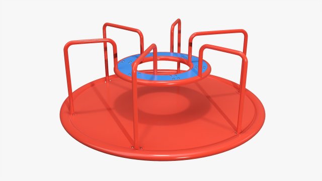 Merry-go-rounds carousel 03 3D मॉडल .c4d .max .obj .3ds .fbx .stl .blend 