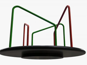 Merry-go-rounds carousel 04 3D Model