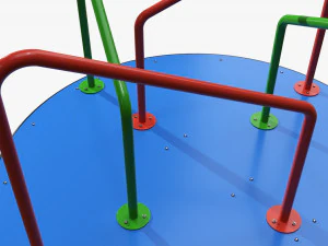 Merry-go-rounds carousel 04 3D Model