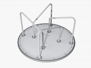 Merry-go-rounds carousel 04 3D Model