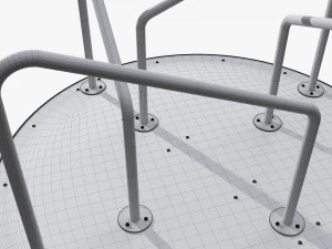 Merry-go-rounds carousel 04 3D Model