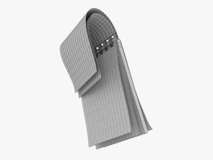 Notebook with spiral 01 flipped v2 3D Model