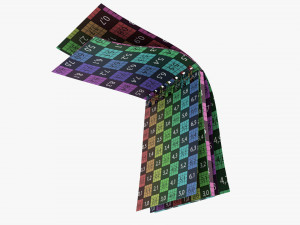 Notebook with spiral 01 opened 3D मॉडल