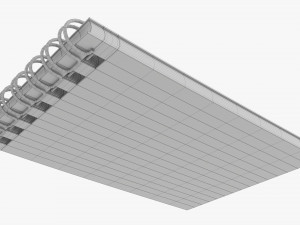 Notebook with spiral 02 3D Model