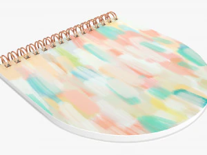 Notebook with spiral 03 3D Model