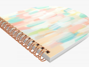 Notebook with spiral 03 3D 模型