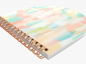 Notebook with spiral 03 3D Model