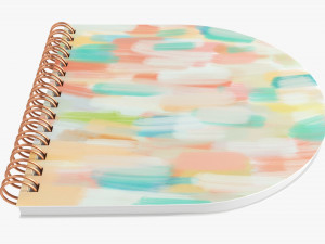 Notebook with spiral 03 3D 模型