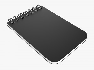Notebook with spiral 04 Modelo 3D