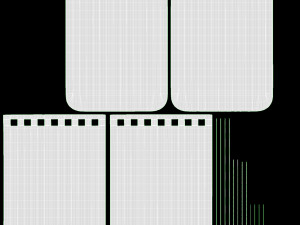 Notebook with spiral 04 flipped 3D Model