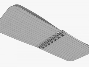 Notebook with spiral 04 opened Modèle 3D