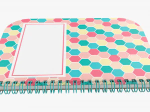 Notebook with spiral 05 3D Model