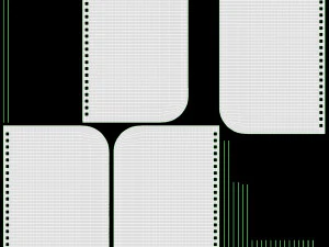 Notebook with spiral 05 opened 3D Model