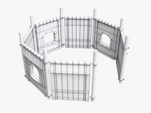 Outdoor kids playground 01 Modelo 3D