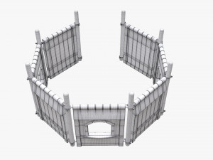 Outdoor kids playground 01 Modelo 3D