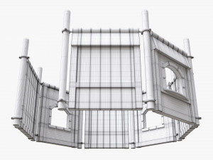 Outdoor kids playground 01 Modelo 3D