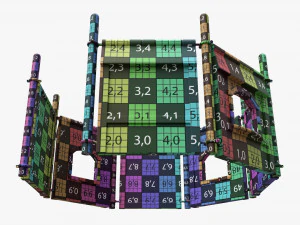 Outdoor kids playground 01 3D Model