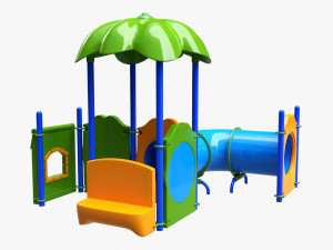 Outdoor kids playground 02 Modelo 3D