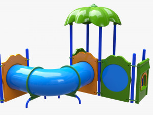 Outdoor kids playground 02 3D 模型