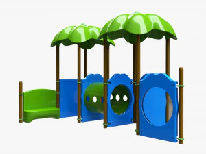 Parque infantil ao ar livre 03 Modelo 3D